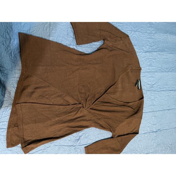 Monterey Bay Clothing Company Size L Women’s Tops Black, Brown, Orange 4 LOT - Picture 4 of 13